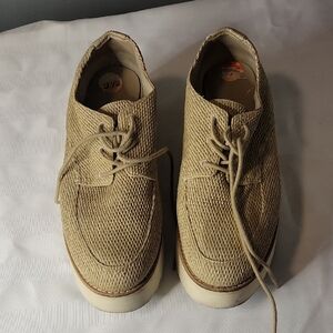 Vince Tan Oxfords with Suede Finish